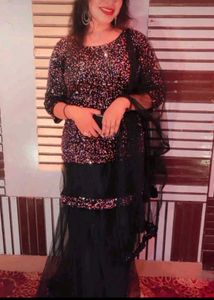 Sparkling Sequin Lehenga Choli Set