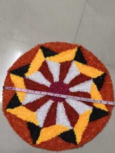 Colorful Floral Rangoli