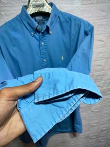 Polo Ralph Lauren Blue Button-Up Shirt