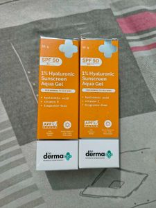 1 Piece The derma Co aqua gel sunscreen