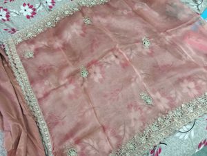 Designer Embellished  cutting work Kurta Set