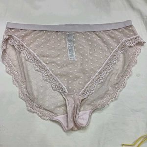 🥰 Sheer Polka Dot Lace Briefs