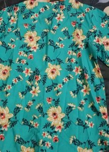 Vibrant Floral Print Kurta