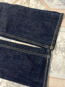 Classic Dark Wash Denim Jeans