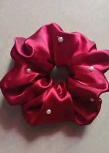 Elegant Satin Hair Bow &amp; Scrunchie Set
