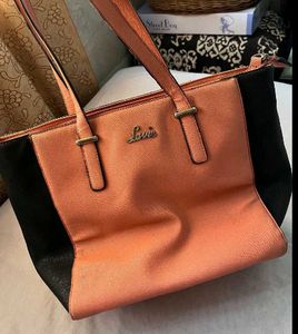 Lavie Tote Bag - Pink & Black