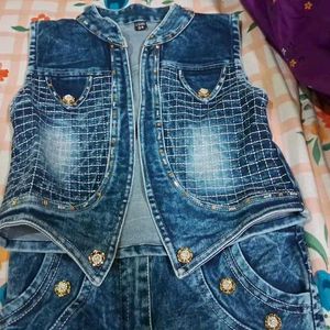 girl clothing stylish jeans jacket