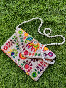 Multicolored Ethnic Sling Bag