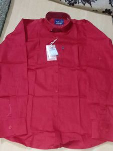 Men's Red JAM Regular Fit Shirt