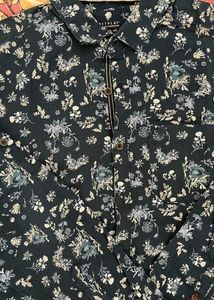 Netplay Stylish Men's Floral Print Button-Up Shirt