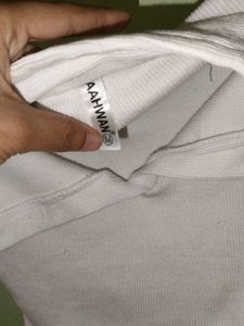 Hey This Is The Crop Top In White From Aahwan