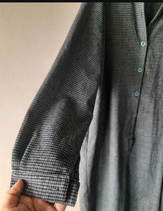 Stylish Grey Shirt Dress(length 42, bust 42-44)