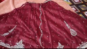 Elegant Red Velvet Blouse
