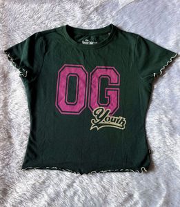 Roadster Green Slim Short T-Shirt