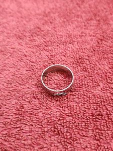 Silver Tone Band Ring