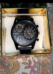 Men's Black Fashion Watch