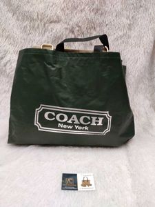 Coach Signature Pattern Handbag