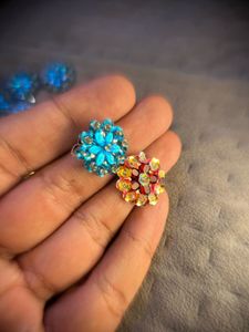 44 Pcs Floral Buttons