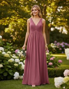 Elegant Mauve AZAZIE Dress ( A4)