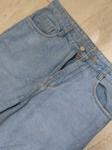 Wide Leg / straight Denim light blue  Jeans