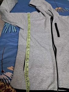 Gray Zip-Up Hoodie