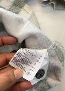 H&amp;M Plaid Shirt Jacket