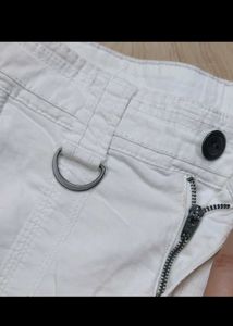 Casual White Shorts