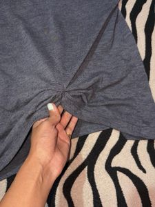 Chic One-Shoulder Knot Top