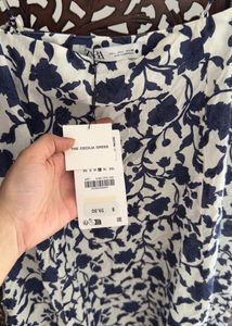 Zara Limited Edition Floral Minimalist MIDI Dress