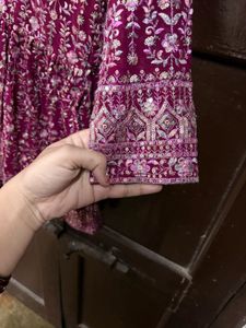 Designer Kurta Set with Sharara Pants
