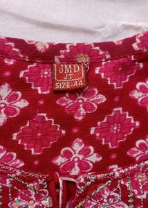 Embellished maroon Kurta for daily wear 😊