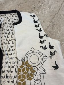 women’s reversible waist coat Black  &amp; White