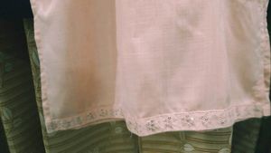 Peach Colour Cotton Kurta