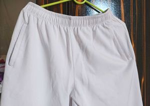 Unisex Comfortable white joggers