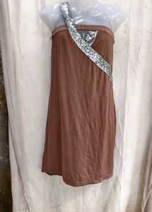 15238. Chic One Shoulder Sequin Detail Dress