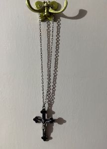 set of 4 silver oxidised funky jewelleries