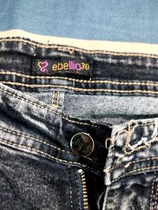 Dark greyish black Wash Denim Jeans