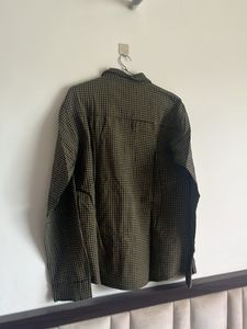Checkered Button-Down Shirt