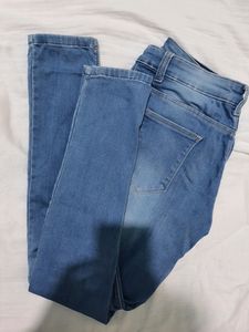 Skinny Fit Blue Denim For Women