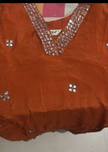 divider Kurta Set with Dupatta