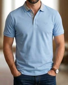 Men's Light Blue Polo Shirt