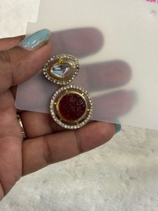 Beautiful Red Stone &amp; Kundan Necklace