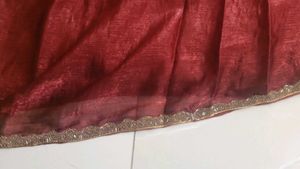 Excellent space silk saree with blouse