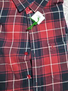 Privilege Club Red Plaid Shirt