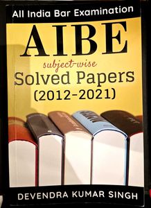AIBE Subject-wise Solved Papers 2012-2021