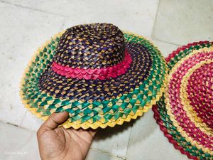 Handwoven sustainable Bamboo Cane Hat natural