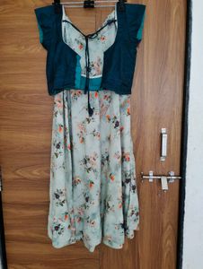 Floral Print Lehenga Choli Set