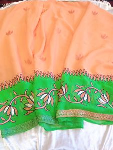 One Day Price Drop 💥💥Light Weight Fency Saree.