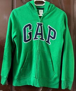 Original Green GAP Zip-Up Hoodie