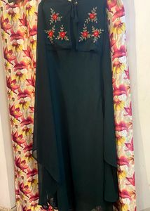 Bottle Green Gown